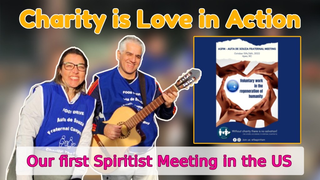 Our first spiritist meeting in the&nbsp;US